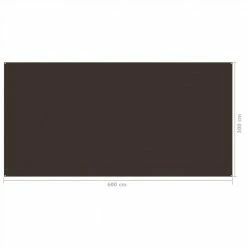 Tent Carpet 300x600 cm Brown -Sports Shop Tent Carpet 300x600 cm Brown 466144 3