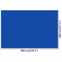 Tent Carpet 400x600 cm Blue HDPE -Sports Shop Tent Carpet 400x600 cm Blue HDPE 508566 3