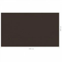 Tent Carpet 400x700 cm Brown -Sports Shop Tent Carpet 400x700 cm Brown 470288 3