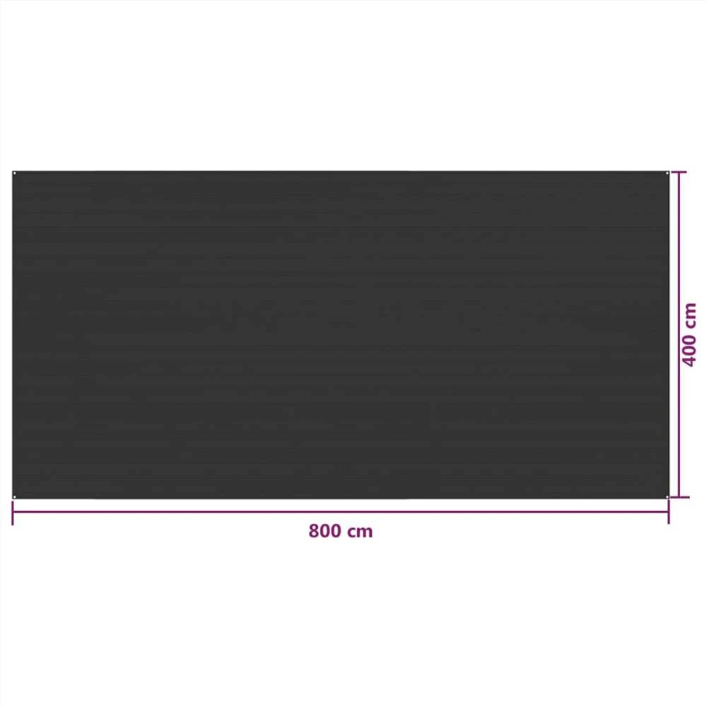 Tent Carpet 400x800 cm Anthracite HDPE 6 Tent Carpet 400x800 cm Anthracite HDPE - Image 4