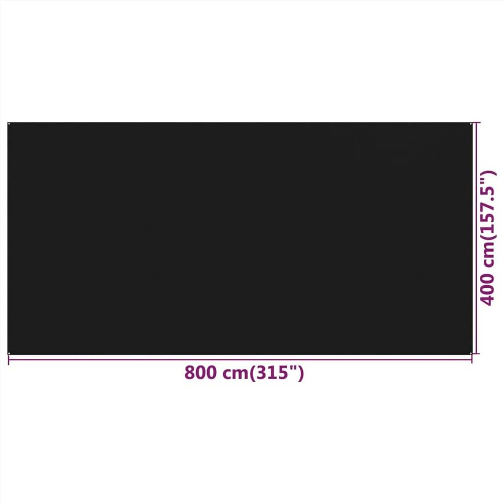 Tent Carpet 400x800 cm Black HDPE 6 Tent Carpet 400x800 cm Black HDPE - Image 4
