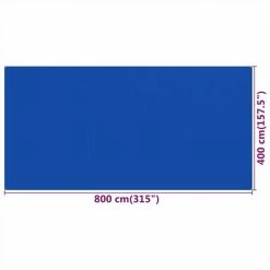 Tent Carpet 400x800 cm Blue HDPE -Sports Shop Tent Carpet 400x800 cm Blue HDPE 508634 3