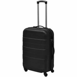 Three Piece Hardcase Trolley Set Black -Sports Shop Three Piece Hardcase Trolley Set Black 428773 2