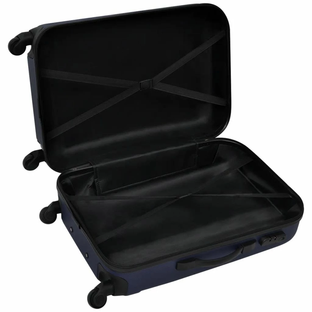Three Piece Hardcase Trolley Set Blue 7 Three Piece Hardcase Trolley Set Blue - Image 5