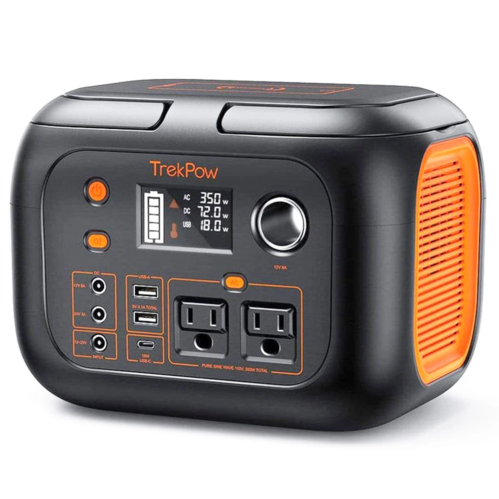 TrekPow 296WH 80000mAh Portable Power Station Solar Generator for Outdoor Camping Travel Hunting RV CPAP Home Emergency 3 TrekPow 296WH 80000mAh Portable Power Station Solar Generator for Outdoor Camping Travel Hunting RV CPAP Home Emergency