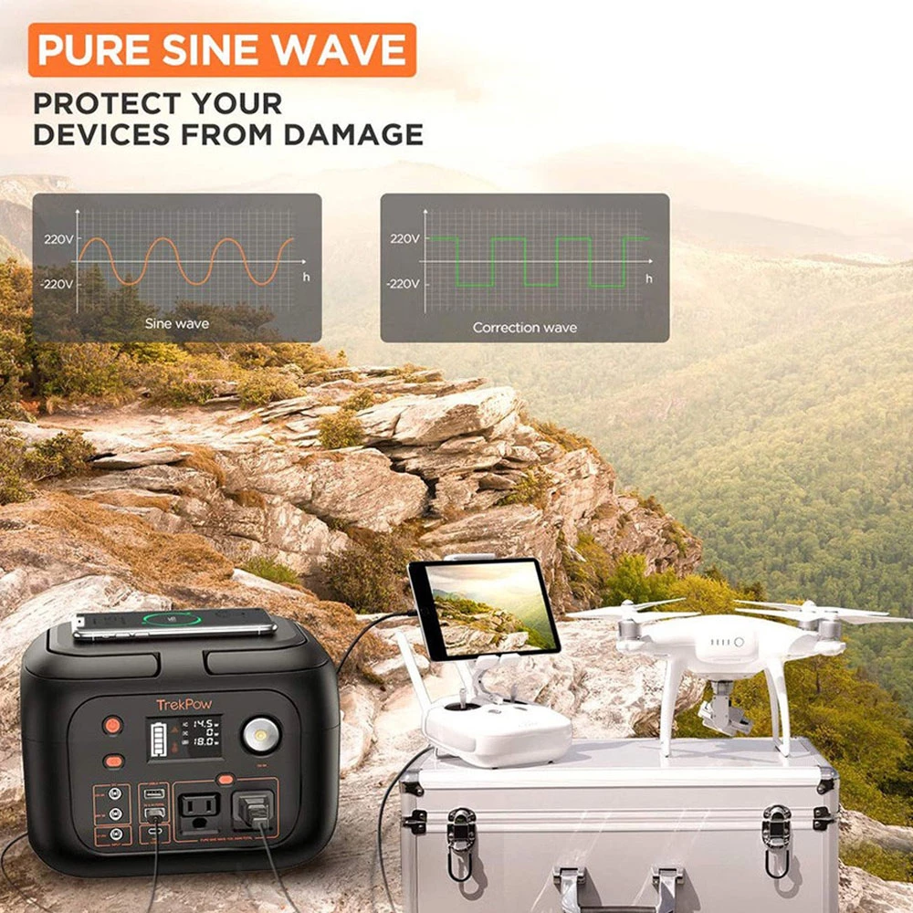 TrekPow 296WH 80000mAh Portable Power Station Solar Generator for Outdoor Camping Travel Hunting RV CPAP Home Emergency 7 TrekPow 296WH 80000mAh Portable Power Station Solar Generator for Outdoor Camping Travel Hunting RV CPAP Home Emergency - Image 5