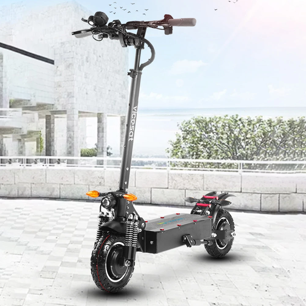 Vicesat VS04 Electric Scooter 10 Inch 2*1000W Motor 52V 24Ah Battery 65Km/h Max Speed 60Km Range 150KG Max Load 5 Vicesat VS04 Electric Scooter 10 Inch 2*1000W Motor 52V 24Ah Battery 65Km/h Max Speed 60Km Range 150KG Max Load - Image 3