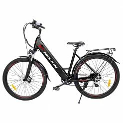 WELKIN WKEM002 Electric Bicycle 27.5*1.95 Inch Tires City Bike 250W Brushless Motor 25Km/h Max Speed 36V 10.4Ah Battery 120KG Max Load - Black