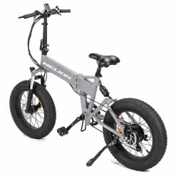 WELKIN WKES001 Electric Bicycle Snow Bike 500W Brushless Motor 48V 10.4Ah Battery 20'' Tires Shimano 7 speed - Silver -Sports Shop WELKIN WKES001 Electric Bicycle Snow Bike Silver 505888 2