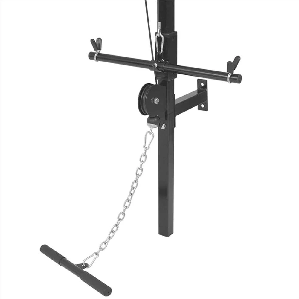 Wall-mounted Power Tower with Barbell and Dumbbell Set 30.5 kg 8 Wall-mounted Power Tower with Barbell and Dumbbell Set 30.5 kg - Image 6