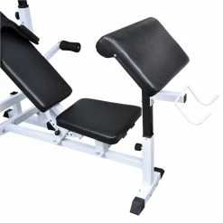 Weight Bench with Weight Rack, Barbell and Dumbbell Set 120 kg -Sports Shop Weight Bench with Weight Rack Barbell and Dumbbell Set 120 kg 508768 3