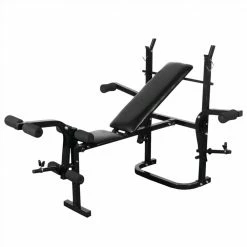Weight Bench with Weight Rack, Barbell and Dumbbell Set 60.5kg 10 Weight Bench with Weight Rack, Barbell and Dumbbell Set 60.5kg -Sports Shop Weight Bench with Weight Rack Barbell and Dumbbell Set 60 5kg 489071 2