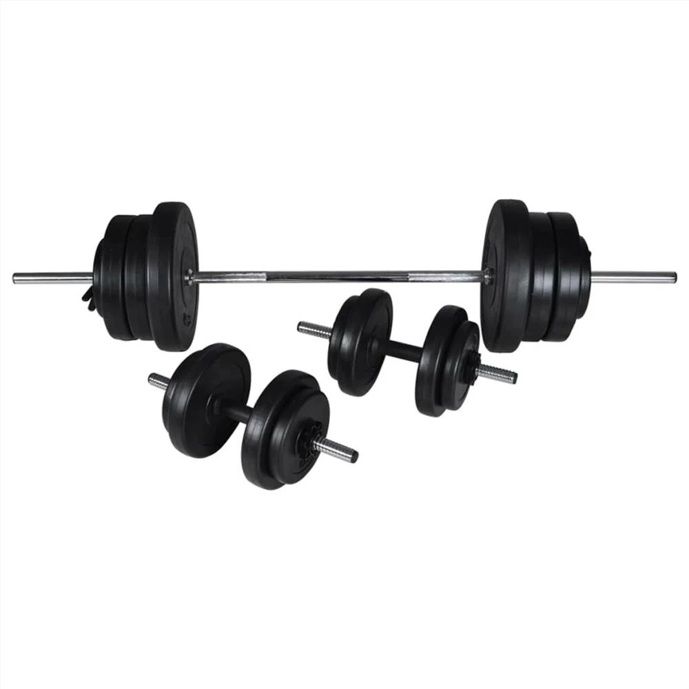 Weight Bench with Weight Rack, Barbell and Dumbbell Set 60.5kg 8 Weight Bench with Weight Rack, Barbell and Dumbbell Set 60.5kg - Image 6