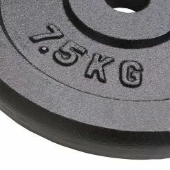 Weight Plates 4 pcs 30 kg Cast Iron 8 Weight Plates 4 pcs 30 kg Cast Iron -Sports Shop Weight Plates 4 pcs 30 kg Cast Iron 432590 2