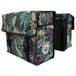 Willex Bicycle Double Bag City Forest 34 L Green