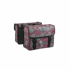 Willex Bicycle Double Pannier Cosmos 33L Grey and Red