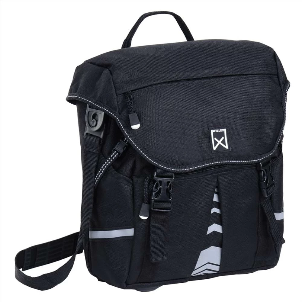 Willex Bicycle Pannier S 1200 10 L Black 3 Willex Bicycle Pannier S 1200 10 L Black