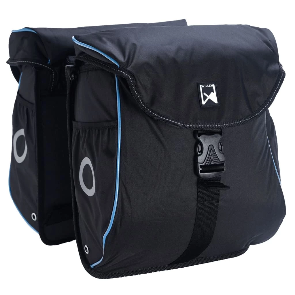Willex Bicycle Panniers 300 Flexi 24 L Black and Blue 3 Willex Bicycle Panniers 300 Flexi 24 L Black and Blue