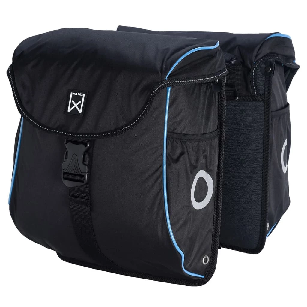 Willex Bicycle Panniers 300 Flexi 24 L Black and Blue 4 Willex Bicycle Panniers 300 Flexi 24 L Black and Blue - Image 2