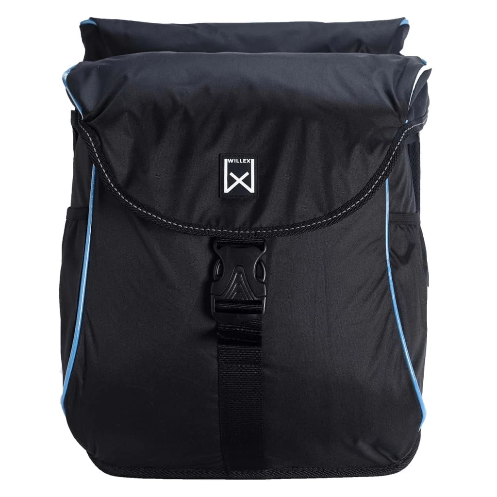 Willex Bicycle Panniers 300 Flexi 24 L Black and Blue 5 Willex Bicycle Panniers 300 Flexi 24 L Black and Blue - Image 3