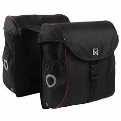 Willex Bicycle Panniers 38 L Black and Red 16105 -Sports Shop Willex Bicycle Panniers 38 L Black and Red 16105 428517 1