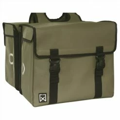 Willex Bicycle Panniers Tarpaulin 40 L Olive Green