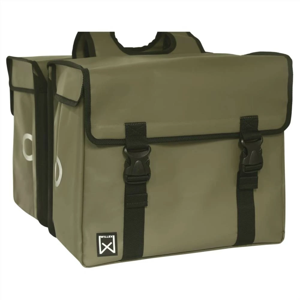 Willex Bicycle Panniers Tarpaulin 40 L Olive Green 4 Willex Bicycle Panniers Tarpaulin 40 L Olive Green - Image 2