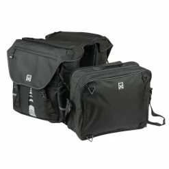 Willex Bicycle Panniers with Top Bag XL 1200 65 L Black 13411 -Sports Shop Willex Bicycle Panniers with Top Bag XL 1200 65 L Black 13411 428540 2