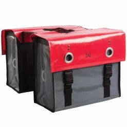 Willex Newspaper Bag 52 L Red and Dark Grey 10929