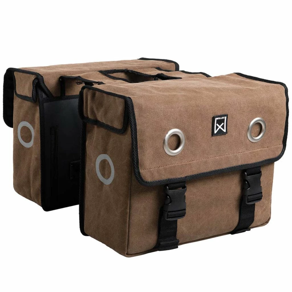Willex Newspaper Bag Canvas 40 L Brown 11143 3 Willex Newspaper Bag Canvas 40 L Brown 11143