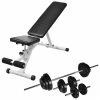 Workout Bench with Barbell and Dumbbell Set 30.5 kg -Sports Shop Workout Bench with Barbell and Dumbbell Set 30 5 kg 485834 0