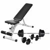 Workout Bench with Barbell and Dumbbell Set 60.5 kg -Sports Shop Workout Bench with Barbell and Dumbbell Set 60 5 kg 488924 0