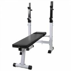 Workout Bench with Weight Rack, Barbell and Dumbbell Set 90 kg -Sports Shop Workout Bench with Weight Rack Barbell and Dumbbell Set 90 kg 495322 2