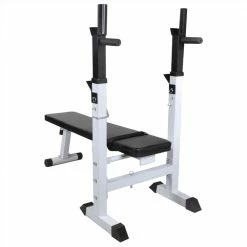Workout Bench with Weight Rack, Barbell and Dumbbell Set 90 kg -Sports Shop Workout Bench with Weight Rack Barbell and Dumbbell Set 90 kg 495322 3