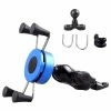 X-type Phone Holder Fit For 4-6" Phone GPS Fixed On E-Scooters Motorcycle Bike - Blue 2 X-type Phone Holder Fit For 4-6" Phone GPS Fixed On E-Scooters Motorcycle Bike - Blue -Sports Shop X type Phone Holder Fit For 4 6 Phone Blue 899935