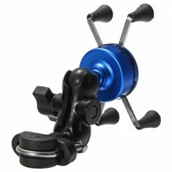 X-type Phone Holder Fit For 4-6" Phone GPS Fixed On E-Scooters Motorcycle Bike - Blue -Sports Shop X type Phone Holder Fit For 4 6 Phone Blue 899938