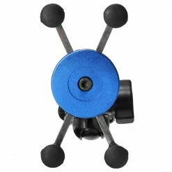 X-type Phone Holder Fit For 4-6" Phone GPS Fixed On E-Scooters Motorcycle Bike - Blue -Sports Shop X type Phone Holder Fit For 4 6 Phone Blue 899940