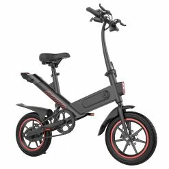Y1 Electric Bike 350W Motor 36V 10.4Ah Battery 14'' Tire 25km/h Max Speed 30-40km Range - Black -Sports Shop Y1 Electric Bike 350W Motor 36V 10 4Ah Battery Black 507077 1
