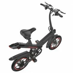 Y1 Electric Bike 350W Motor 36V 10.4Ah Battery 14'' Tire 25km/h Max Speed 30-40km Range - Black -Sports Shop Y1 Electric Bike 350W Motor 36V 10 4Ah Battery Black 507077 3