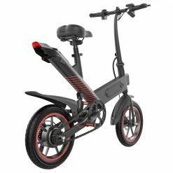 Y1 Electric Bike 350W Motor 36V 10.4Ah Battery 14'' Tire 25km/h Max Speed 30-40km Range - Black -Sports Shop Y1 Electric Bike 350W Motor 36V 10 4Ah Battery Black 507077 5
