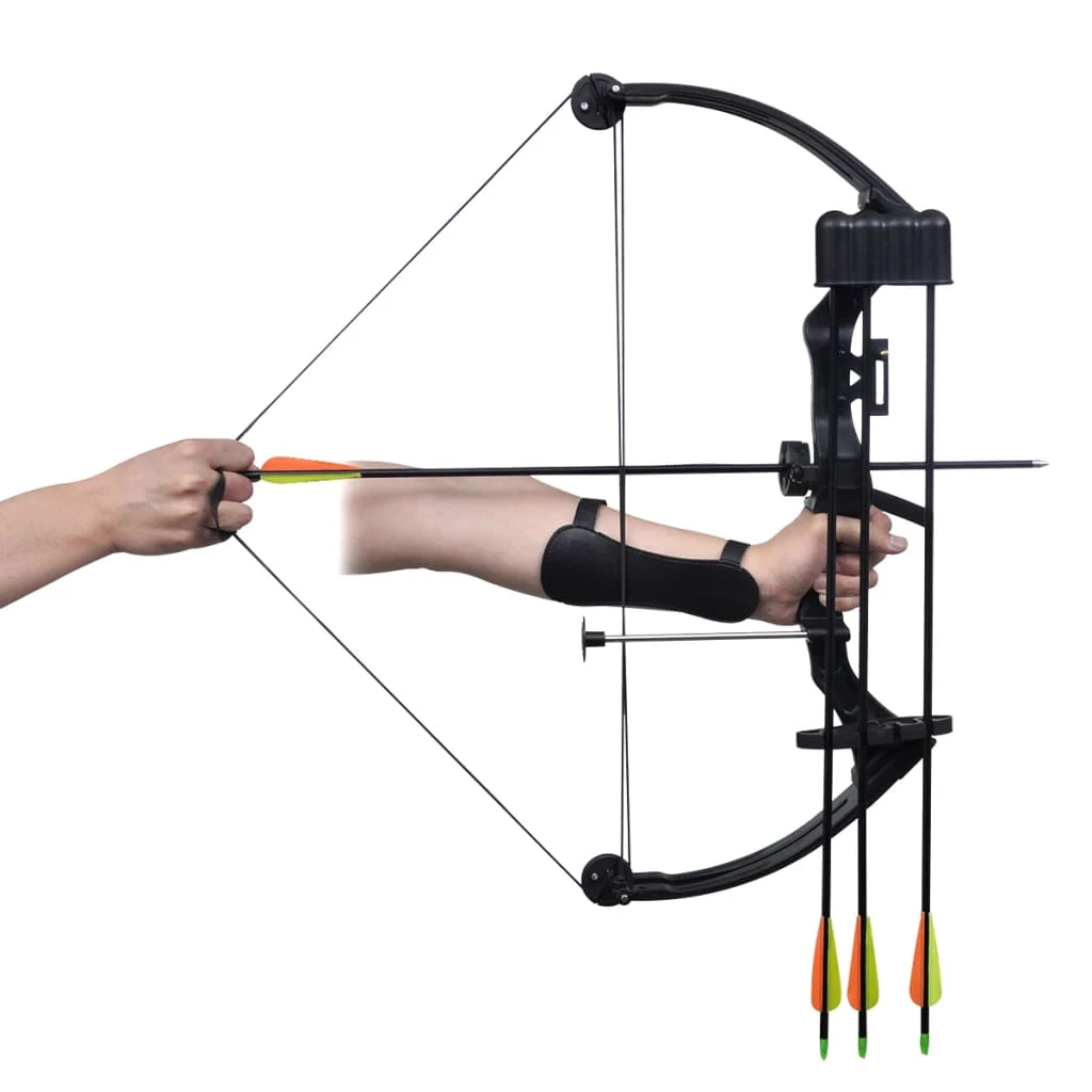Youth Compound Bow with Accessories and Aluminium Arrows 4 Youth Compound Bow with Accessories and Aluminium Arrows - Image 2