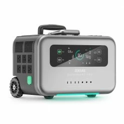 ZENDURE SuperBase Pro 1500 Portable Power Station, 1440Wh LiFePo4 Battery, 2000W Output, 14 Outputs, Charge to 75% in 1 Hour, 4G IoT & App Control, 6.1inch Display - US Plug