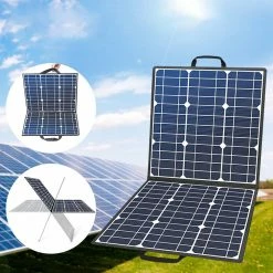 Flashfish SP50 50W 18V Solar Panel with 4 DC Connectors Portable Foldable PV Panels Monocrystalline Solar Panel -Sports Shop a8bc9e4db733495e99b92a8169ebfa44 490019 4