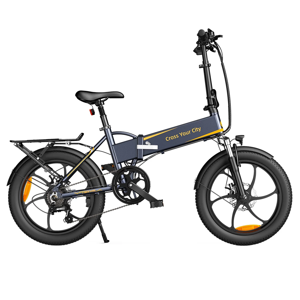 ADO A20 XE 250W Electric Bike Folding Frame 7-Speed Gears Removable 10.4 AH Lithium-Ion Battery E-bike - Grey 3 ADO A20 XE 250W Electric Bike Folding Frame 7-Speed Gears Removable 10.4 AH Lithium-Ion Battery E-bike - Grey