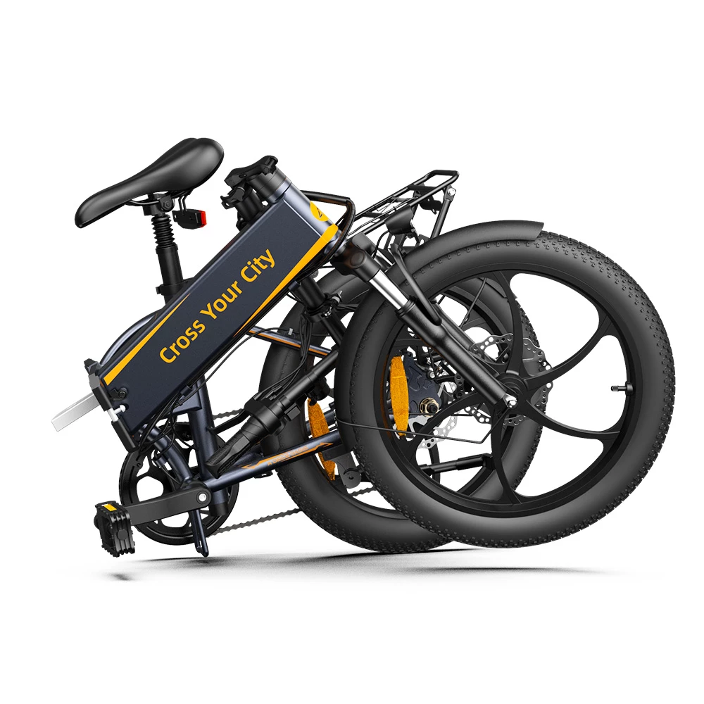 ADO A20 XE 250W Electric Bike Folding Frame 7-Speed Gears Removable 10.4 AH Lithium-Ion Battery E-bike - Grey 5 ADO A20 XE 250W Electric Bike Folding Frame 7-Speed Gears Removable 10.4 AH Lithium-Ion Battery E-bike - Grey - Image 3