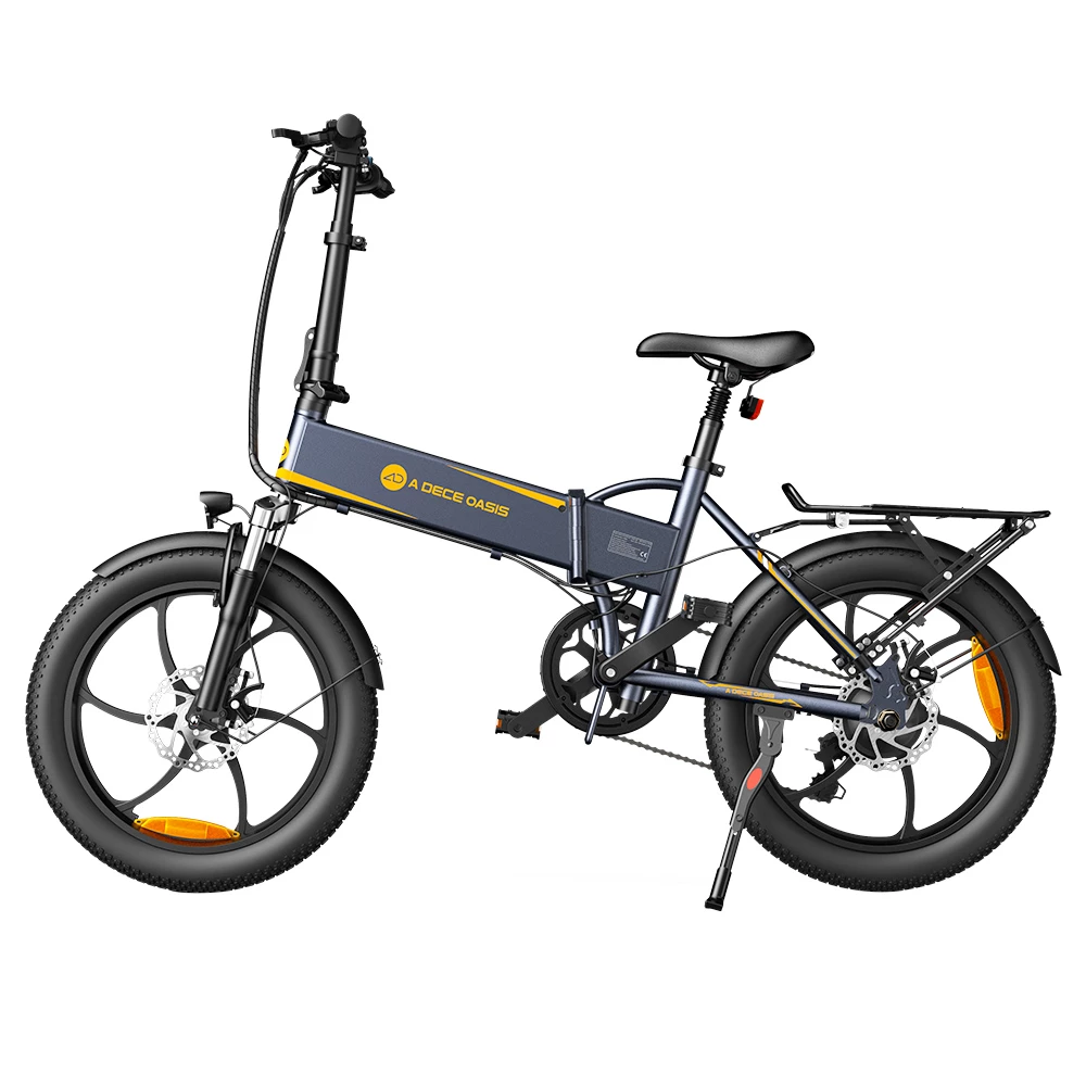 ADO A20 XE 250W Electric Bike Folding Frame 7-Speed Gears Removable 10.4 AH Lithium-Ion Battery E-bike - Grey 4 ADO A20 XE 250W Electric Bike Folding Frame 7-Speed Gears Removable 10.4 AH Lithium-Ion Battery E-bike - Grey - Image 2