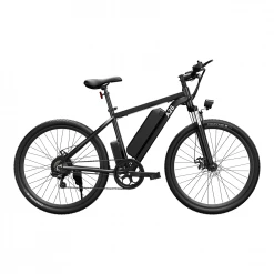 ADO A26 Electric Moped Bike 26 inch Mountain Bike 500W Hall Brushless Motor SHIMANO 7-Speed Derailleur 36V 12.5Ah Removable Battery 35km/h Max Speed up to 35km Max Range IPX5 Aluminum Alloy Frame - Black
