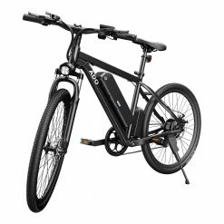 ADO A26 Electric Moped Bike 26 inch Mountain Bike 500W Hall Brushless Motor SHIMANO 7-Speed Derailleur 36V 12.5Ah Removable Battery 35km/h Max Speed up to 35km Max Range IPX5 Aluminum Alloy Frame - Black -Sports Shop ado a20 electric folding bike 350w motor 10 4ah battery black 1624271784875