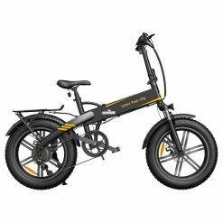 ADO A20F XE 250W Electric Bike Folding Frame 7-Speed Gears Removable 10.4 AH Lithium-Ion Battery E-bike - Black