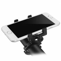 Aluminum Alloy Phone Holder for KUGOO S3 and KUGOO S3 Pro Folding Electric Scooter Bicycle - Black -Sports Shop aluminum alloy phone holder for kugoo s1 folding electric scooter 1571993641285